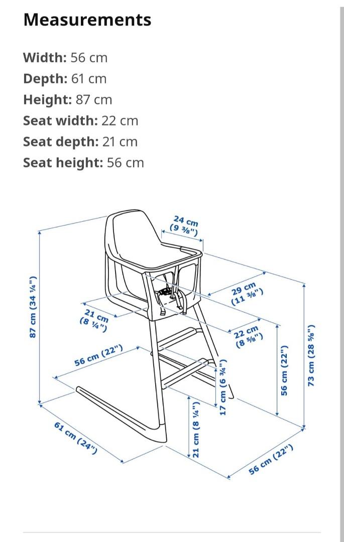 IKEA Langur Junior/Highchair w tray, Babies & Kids, Baby Nursery & Kids