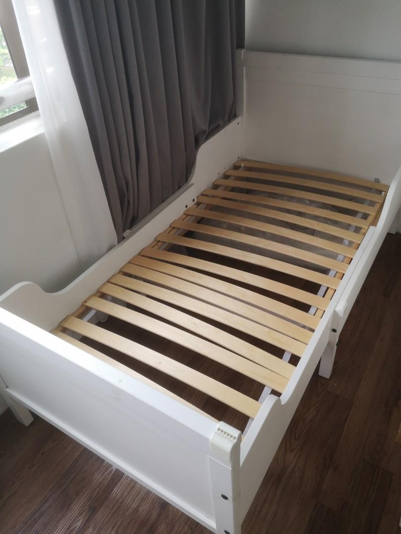 IKEA Sundvik extendable kids bed frame, Furniture & Home Living
