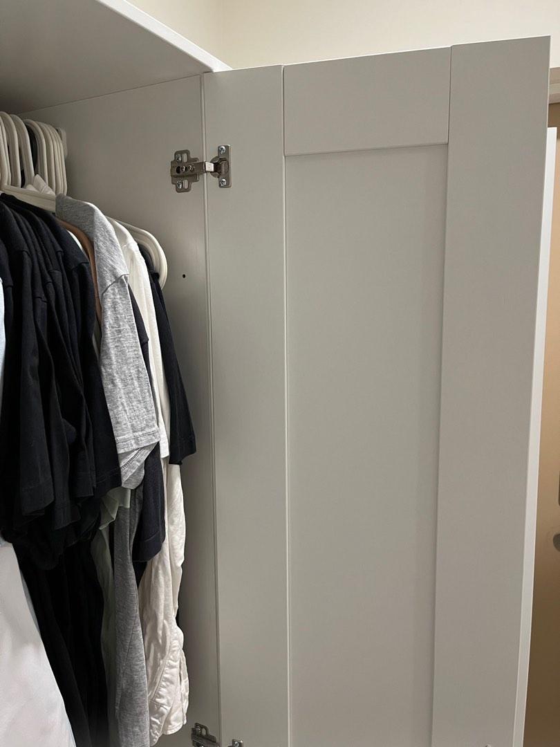 IKEA Wardrobe 3 door w mirror Brimnes, Furniture & Home Living