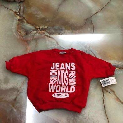 Italy Chicco 3 6 Months Baby Red Jumper Sweater Kids Unisex Boys Girls KW001