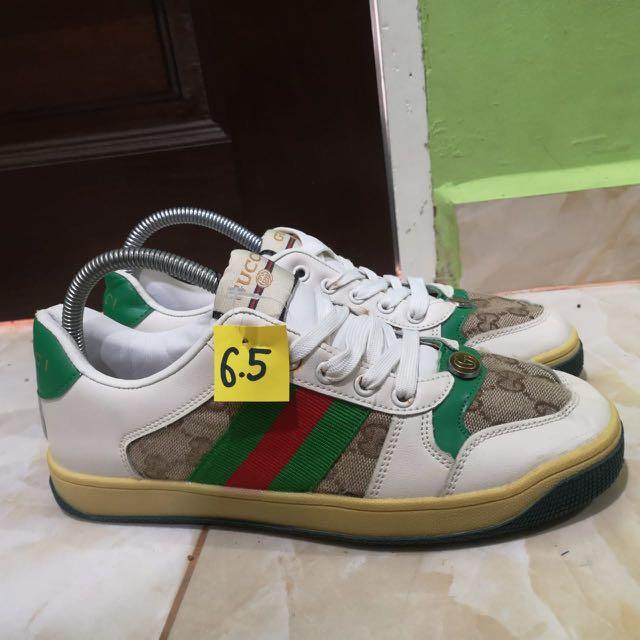 Kasut Gucci 6.5uk RM120, Men's Fashion, Footwear, Sneakers on Carousell