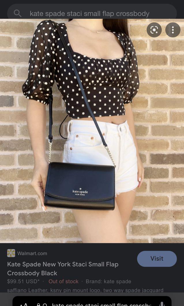 Kate Spade Staci Small Flap Crossbody, Luxury, Bags & Wallets on Carousell