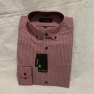 Kemeja Alisan Slim Fit Lengan Panjang