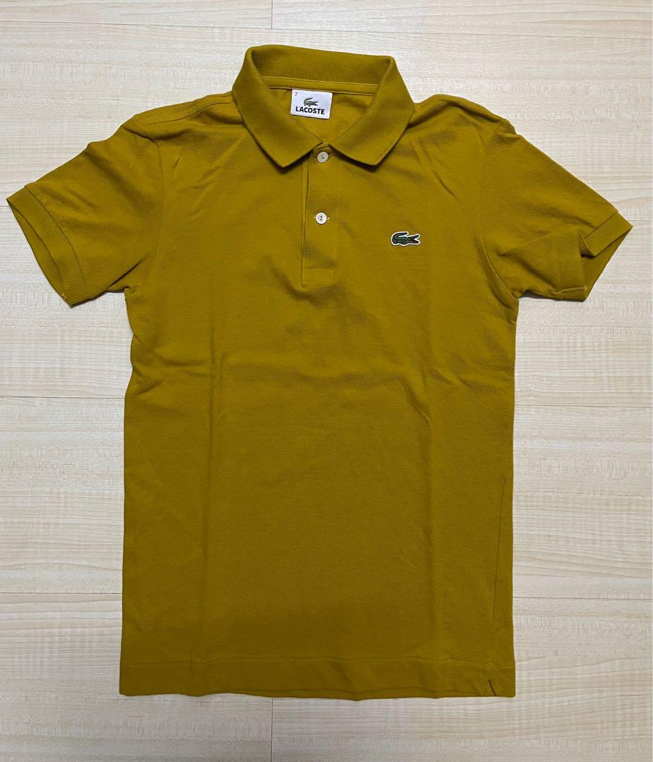 Lacoste mustard polo top