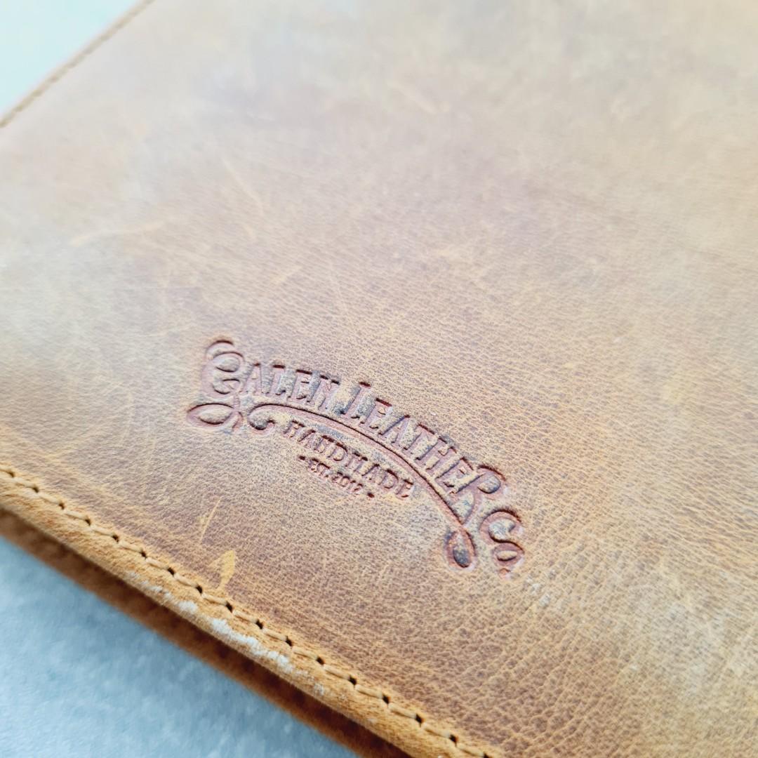 100% Handmade Leather Hobonichi Weeks Cover - Crazy Forest Green