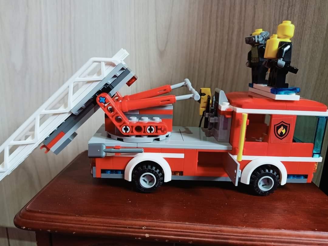 Lego city fire ladder truck, Hobbies & Toys, Toys & Games on Carousell