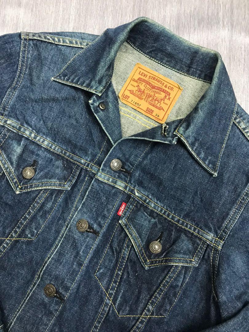 Levis Big E 557 Jacket Japan Vintage Blue Jeans Type 3, Men's Fashion, Coats,  Jackets and Outerwear on Carousell