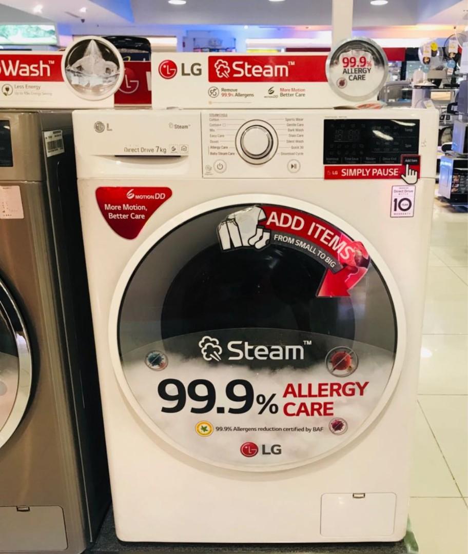 LG WASHER & SPIN FRONT LOAD DIRECT DRIVE WASHING MACHINE, TV & Home