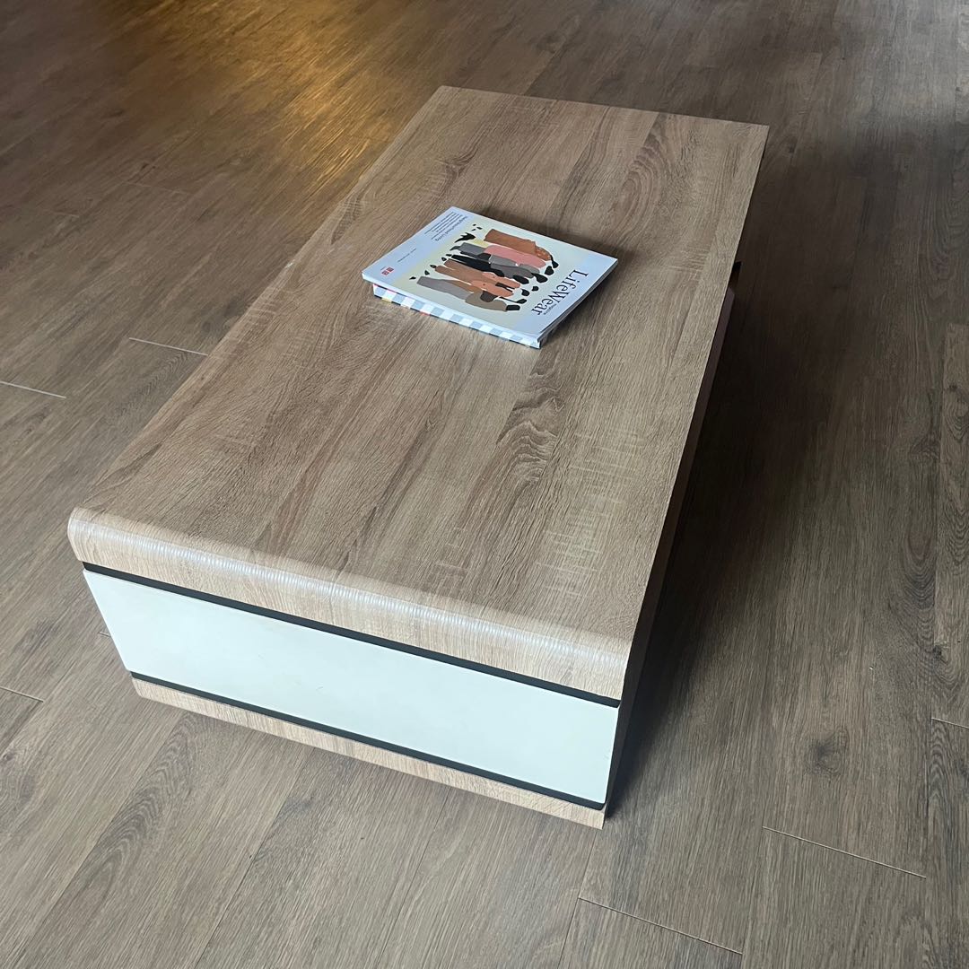 Light wood coffee table, Furniture & Home Living, Furniture, Tables