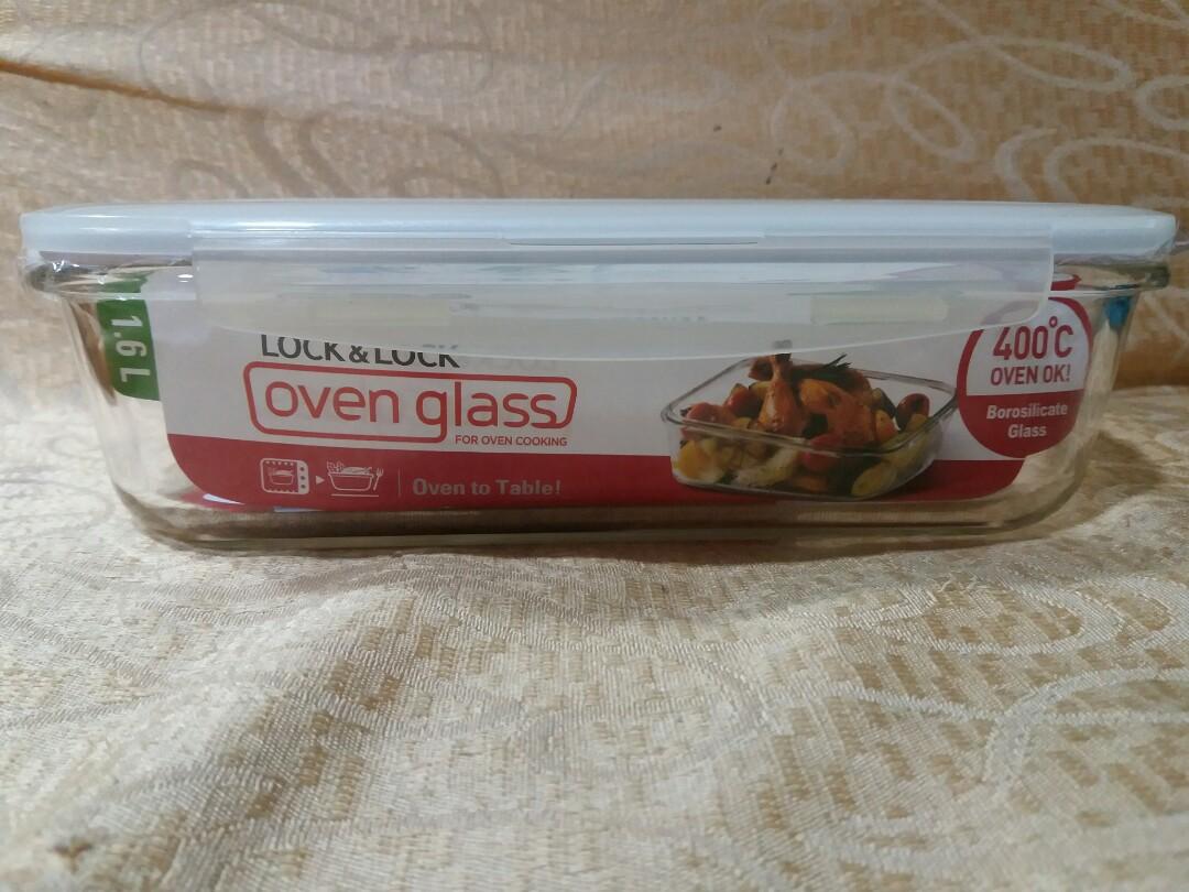 Lock n lock oven glass microwavable (Category: Other Kitchenware & Tableware) located in Manila. Submitted by seesalt (Listing ID 1179382178, Image 3). Description: For sale lock n lock microwavable oven glass 400c 1.6L brandnew pm sure buyer.