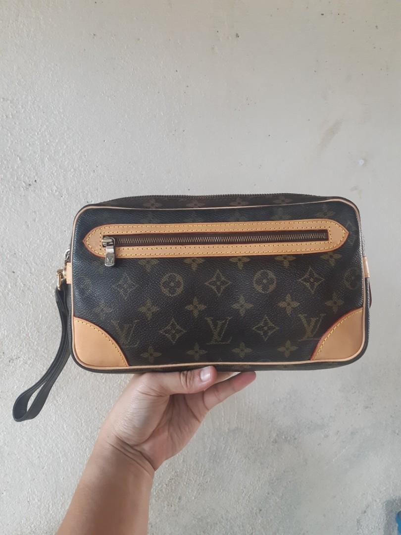 Comparing Vintage Louis Vuitton Marly Dragonne Clutch GM vs. PM and similar  bags 