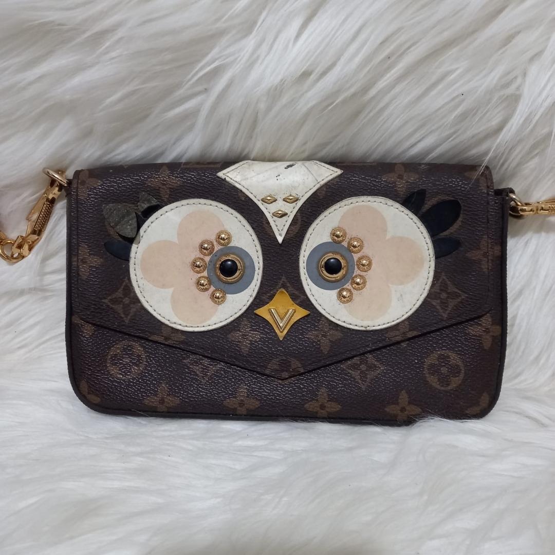 Lv owl shop sling bag