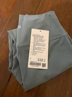 Lululemon align pant 25 in Heathered tidewater teal (size 2