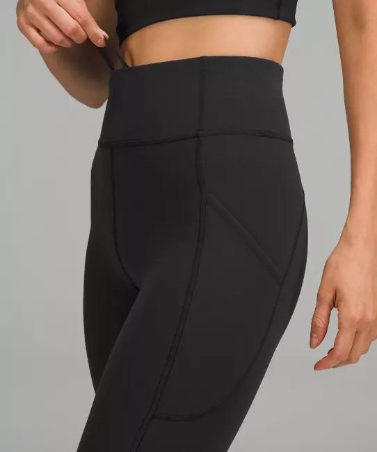 Lululemon Invigorate High-Rise Tight 24 Asia Fit in black, Women's Fashion,  Activewear on Carousell