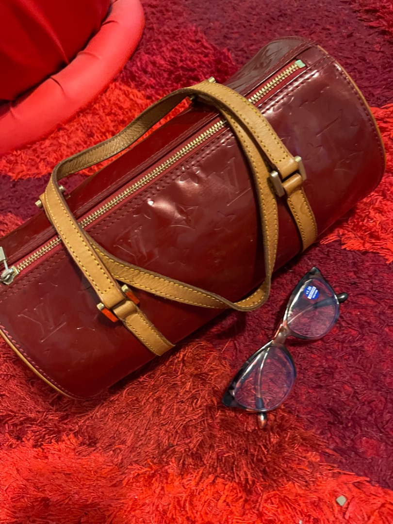 LV Red Papillon Bag, Women's Fashion, Bags & Wallets, Tote Bags on
