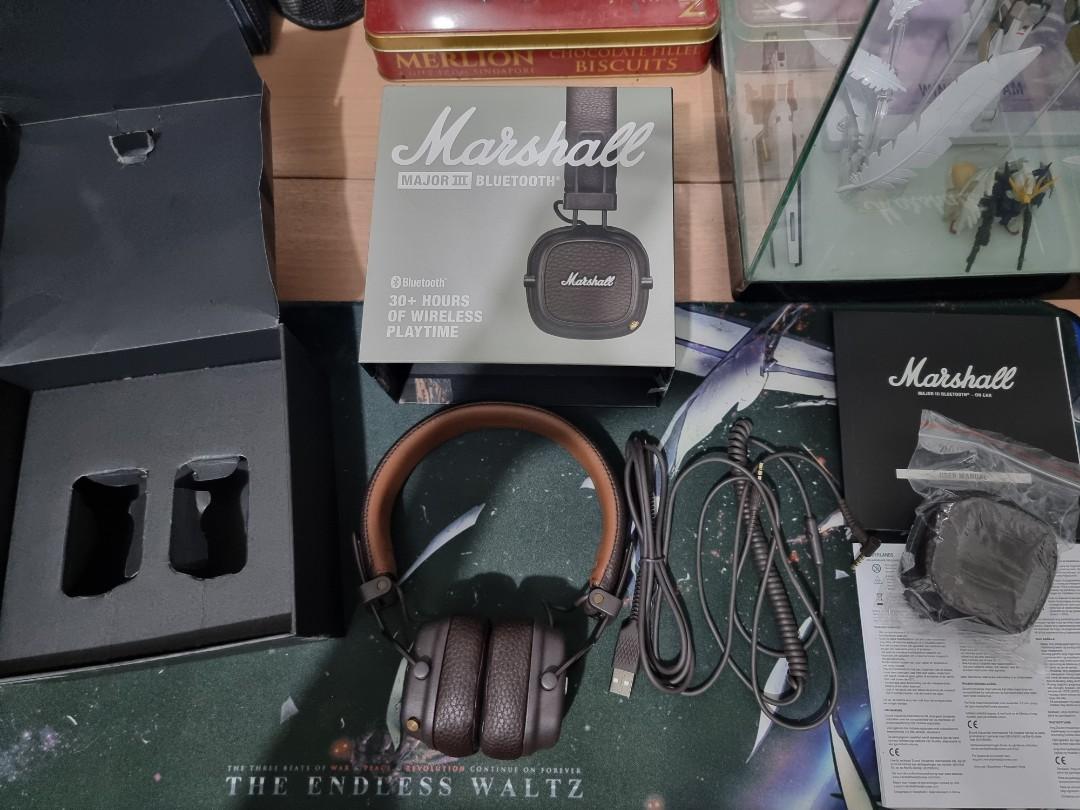 年中無休 ld Marshall MAJOR III BLUETOOTH ブラウン aob.adv.br