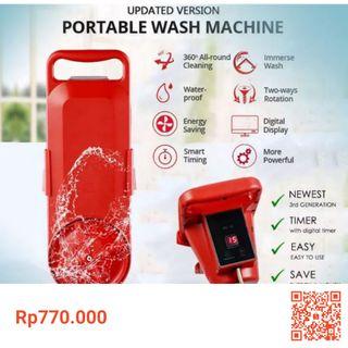 Mesin cuci portable praktis dan unik