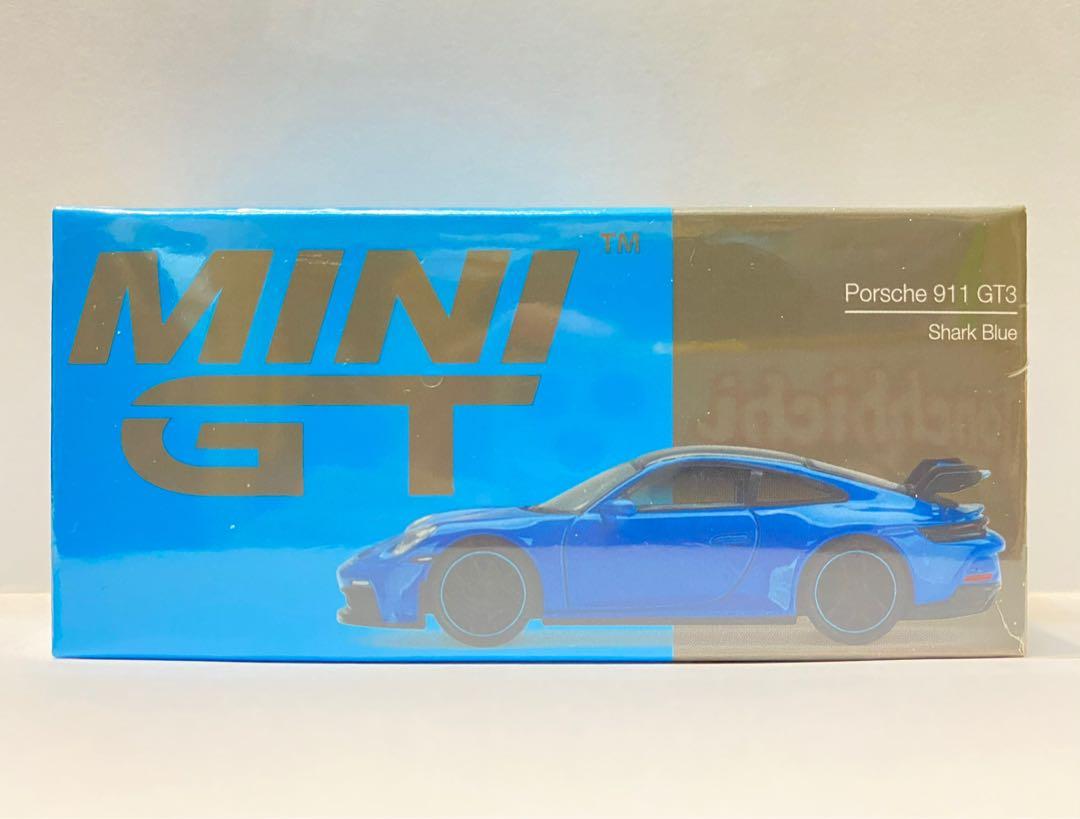Mini GT #381 Porsche 911 GT3 Shark Blue, 興趣及遊戲, 玩具