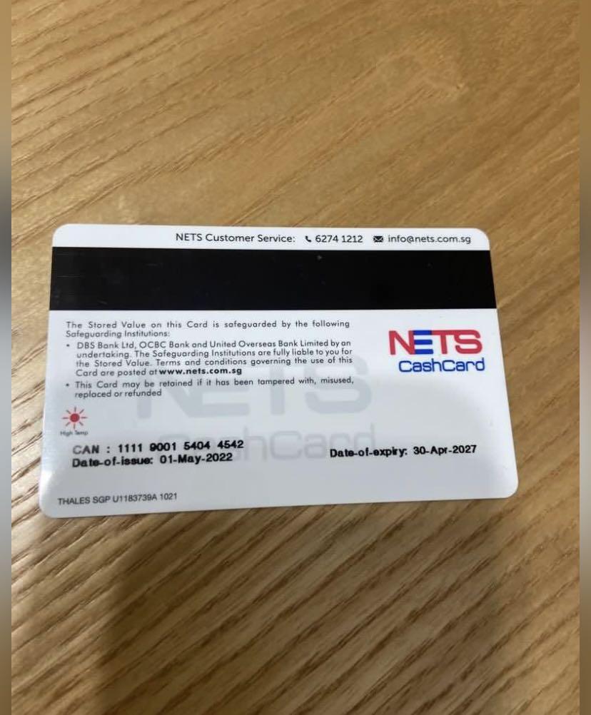 Nets cashcard with chip, Everything Else on Carousell