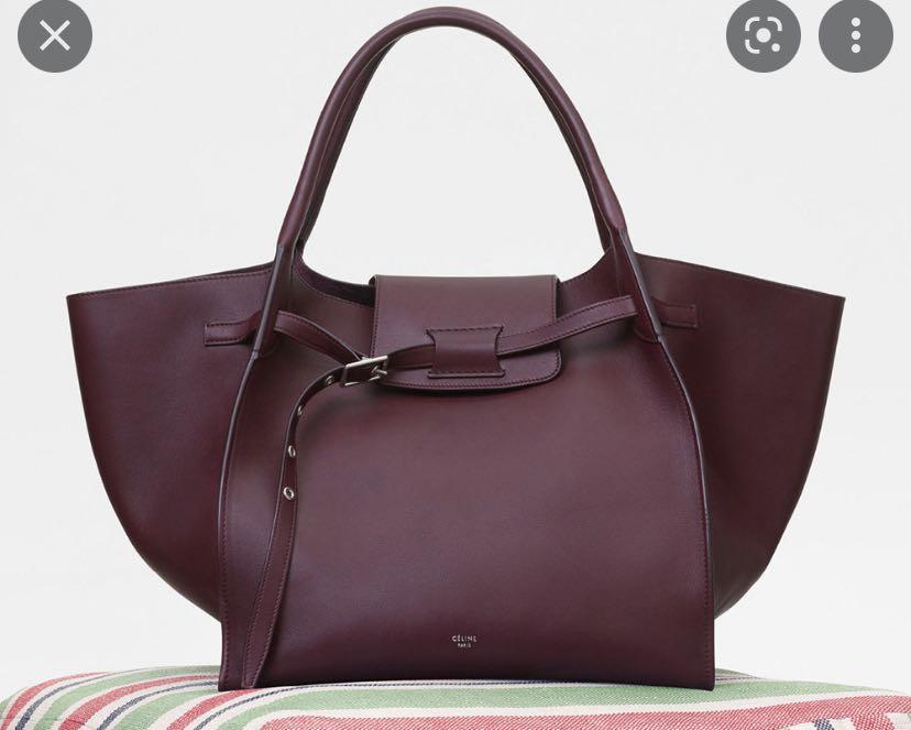 Celine burgundy bag deals