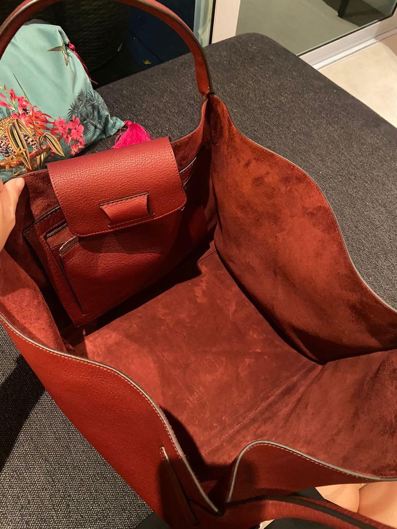 Celine big bag burgundy hotsell