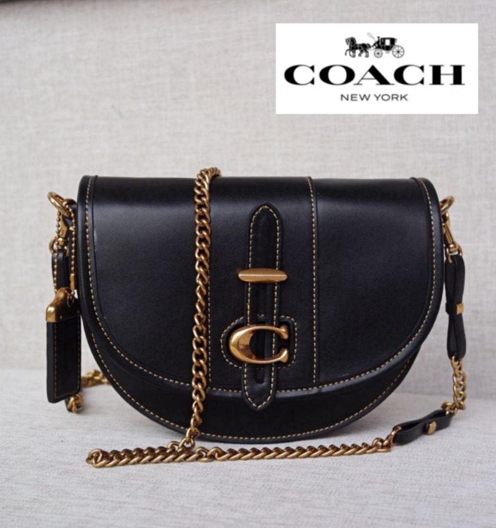 Coach saddle 20 black on sale