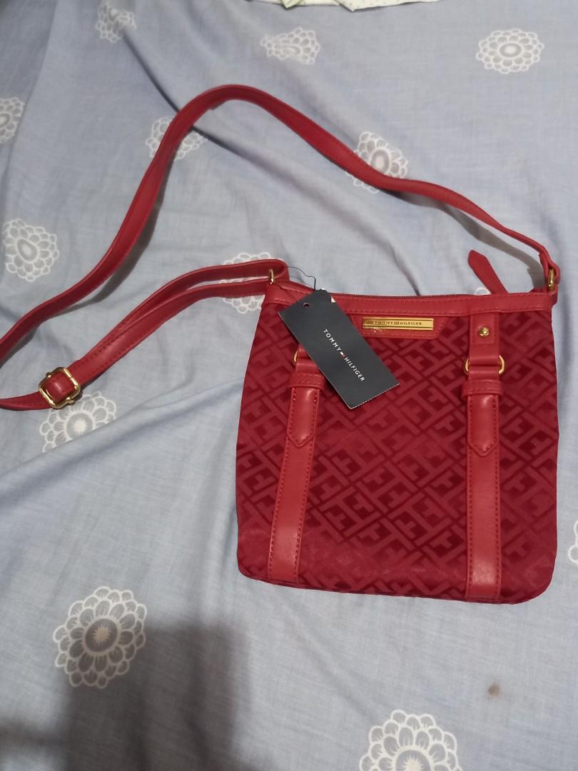 NEW Tommy Hilfiger Red Cross body bag Sling bag IMPORTED, Luxury, Bags