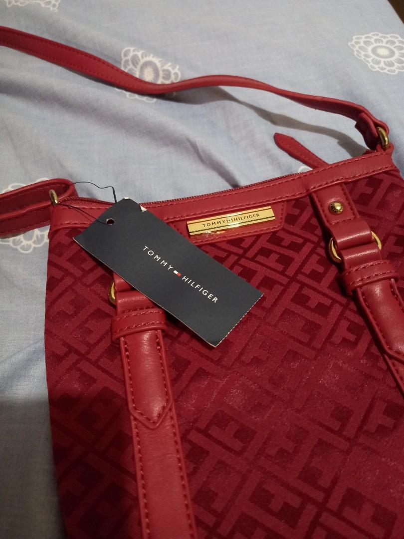 NEW Tommy Hilfiger Red Cross body bag Sling bag IMPORTED, Luxury, Bags