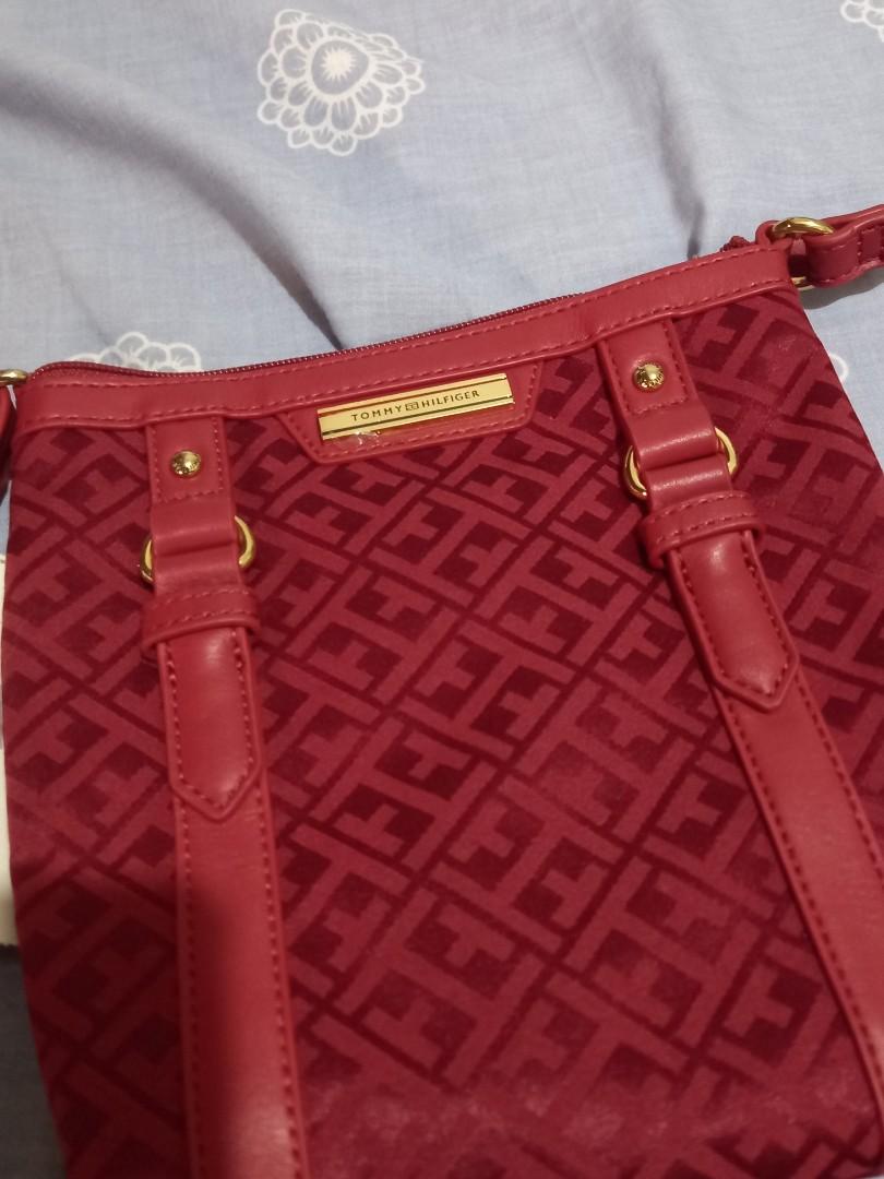 NEW Tommy Hilfiger Red Cross body bag Sling bag IMPORTED, Luxury, Bags