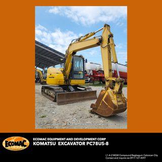 [Newly Arrived] Komatsu Excavator PC78US-8