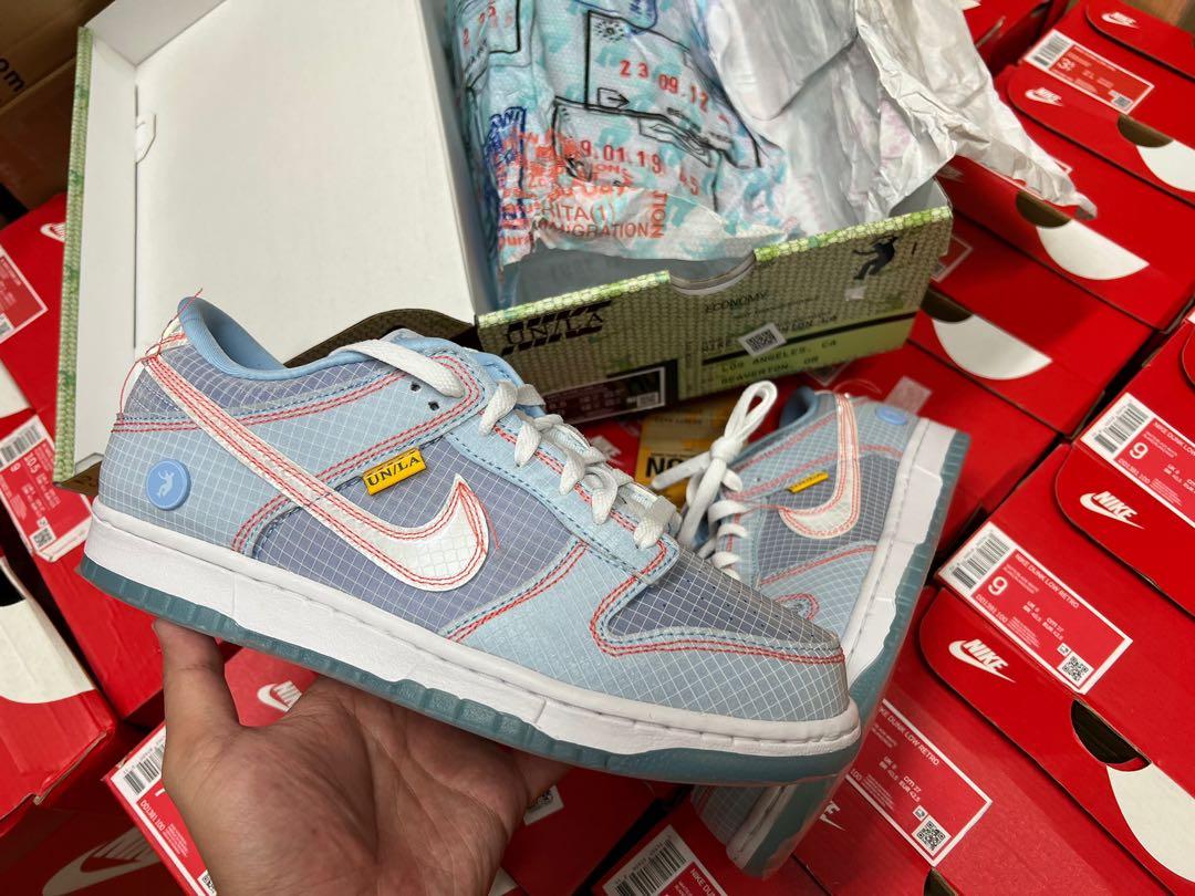 Nike dunk low Union Passport Pack Argon 男裝 鞋 波鞋 Carousell