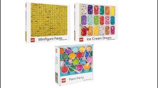 ORIGINAL LEGO® Jigsaw Puzzle Sets : Paint Party | Minifigure Faces | Ice Cream Dream