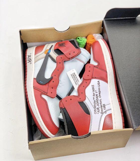 OW x JORDAN 1s CHICAGO UNC WHITE NRG