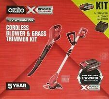 ozito blower & grass trimmer kit