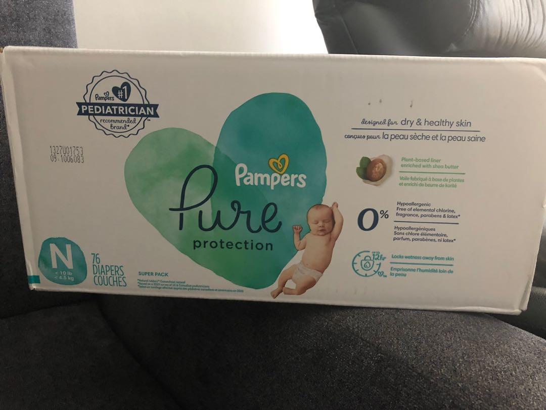 Pampers Pure Newborn size, Babies & Kids, Bathing & Changing, Diapers