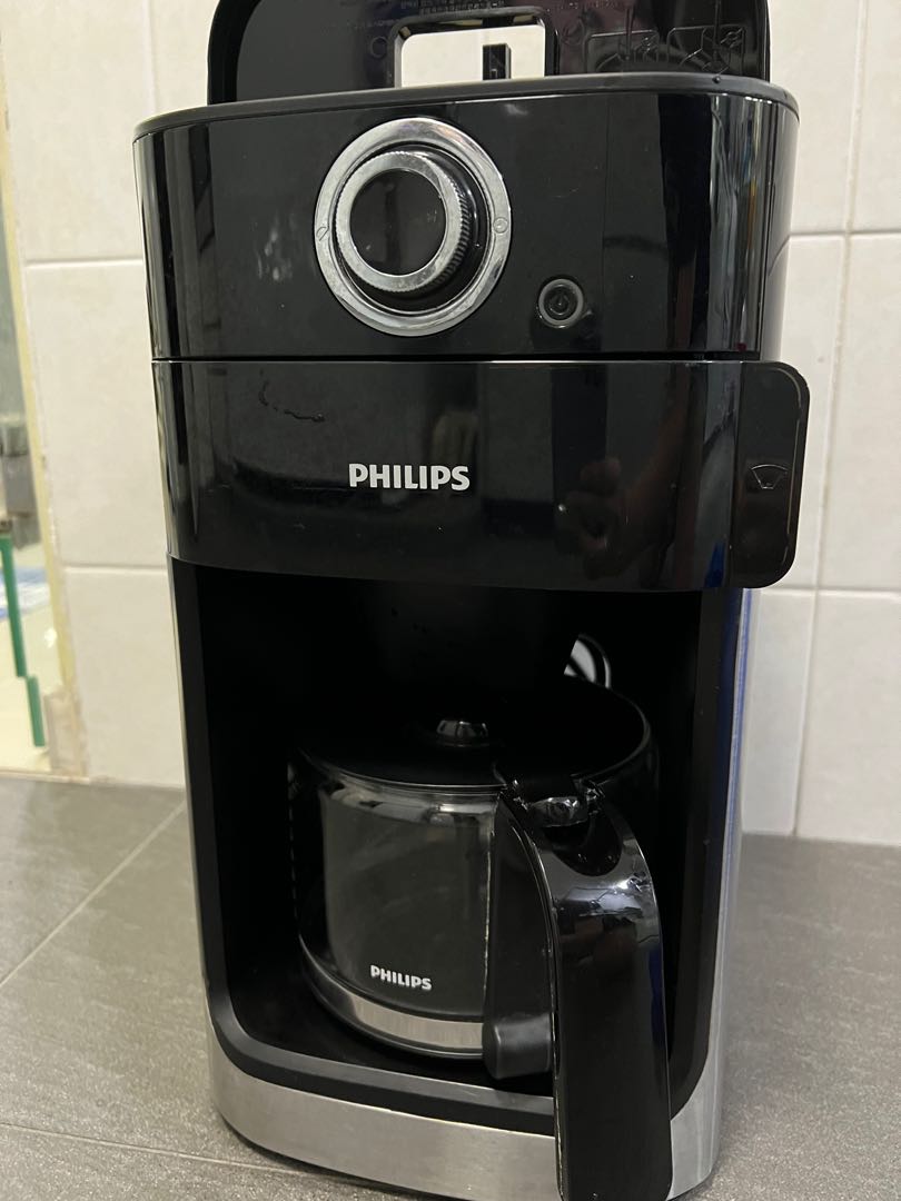 Philips grind & brew coffee maker, TV & Home Appliances, Kitchen