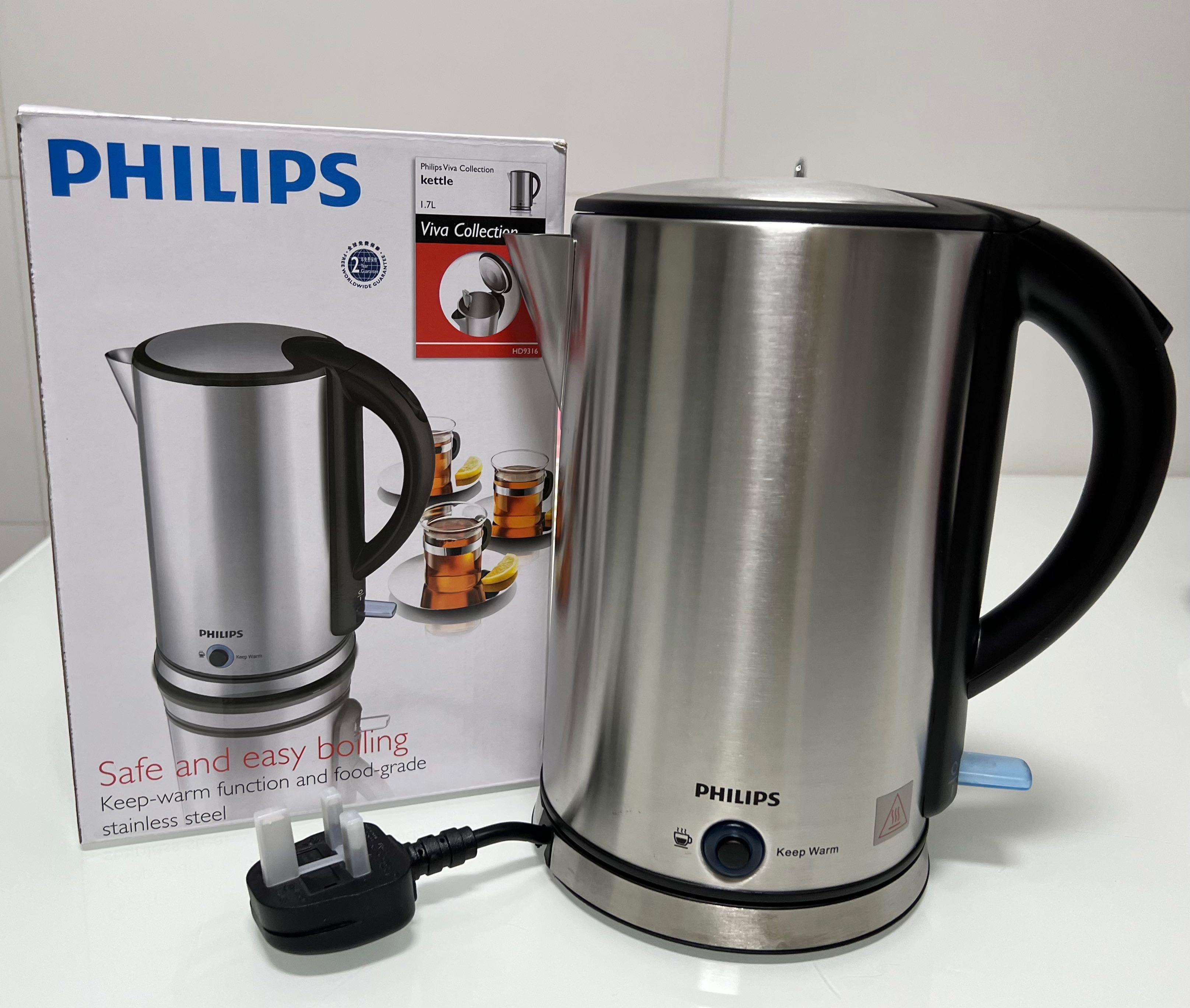 Philips Viva Collection kettle 1.7l, TV & Home Appliances, Kitchen