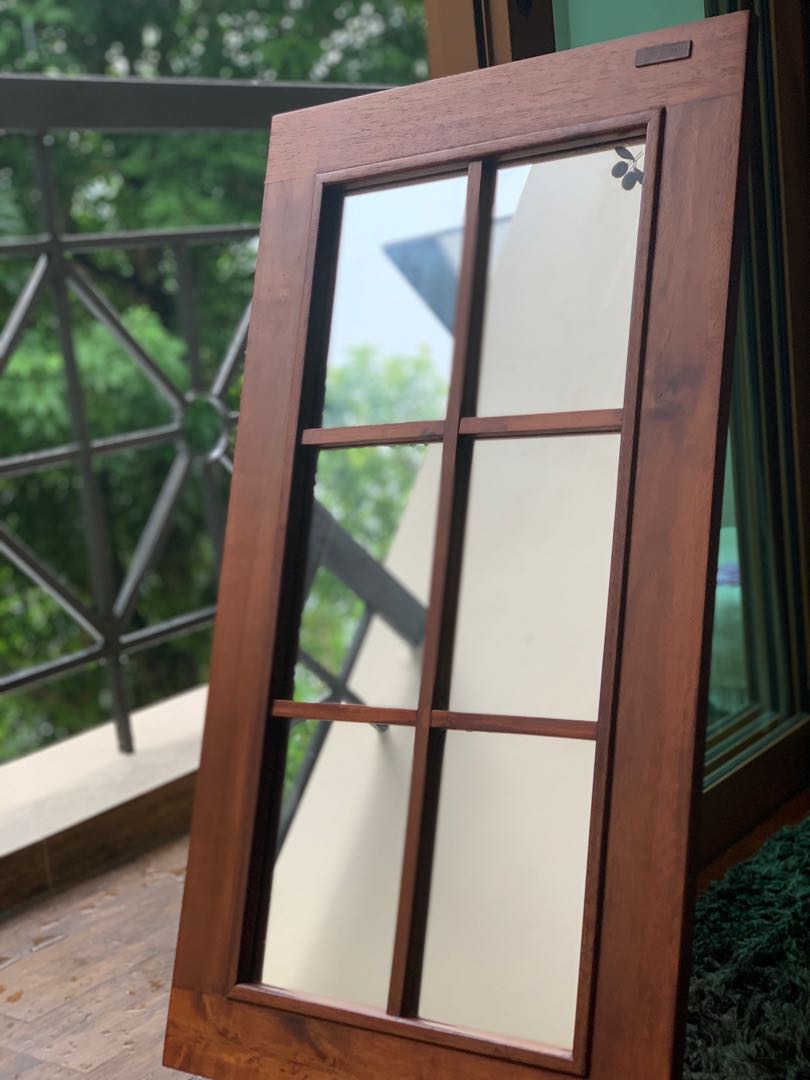 Picket and Rail Mirror, Furniture & Home Living, Home Decor, Mirrors on