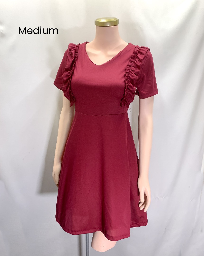 plum dress, Women's Fashion, Dresses & Sets, Dresses on Carousell