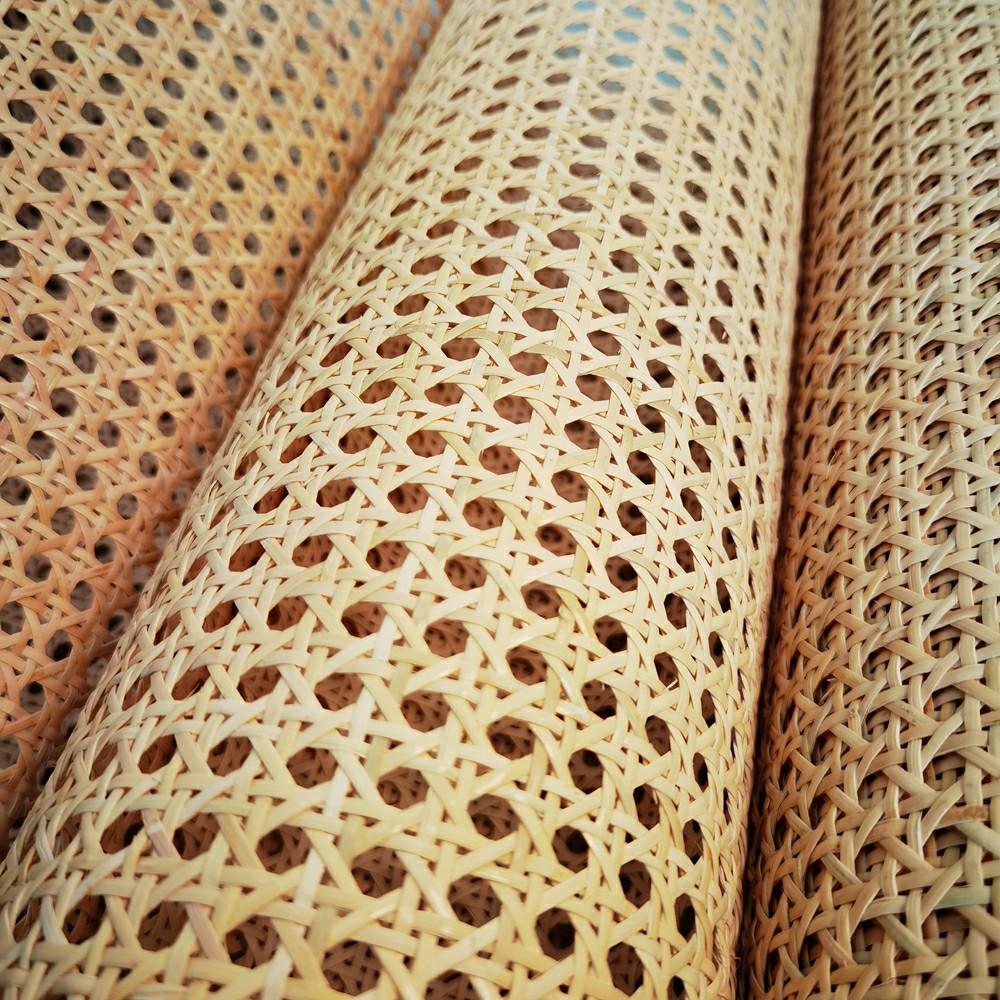 18 Width Natual Dark Rattan Cane Webbing Roll Weave Rattan Fabric