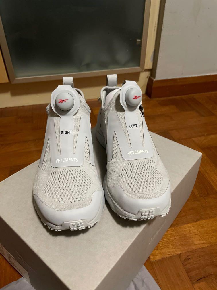 Reebok pump supreme vetements top