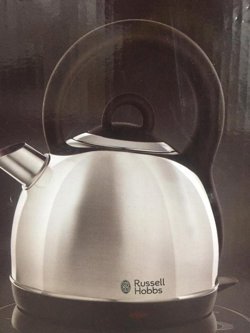 Russell Hobbs Eden Kettle Brushed Stainless Steel, TV & Home Appliances