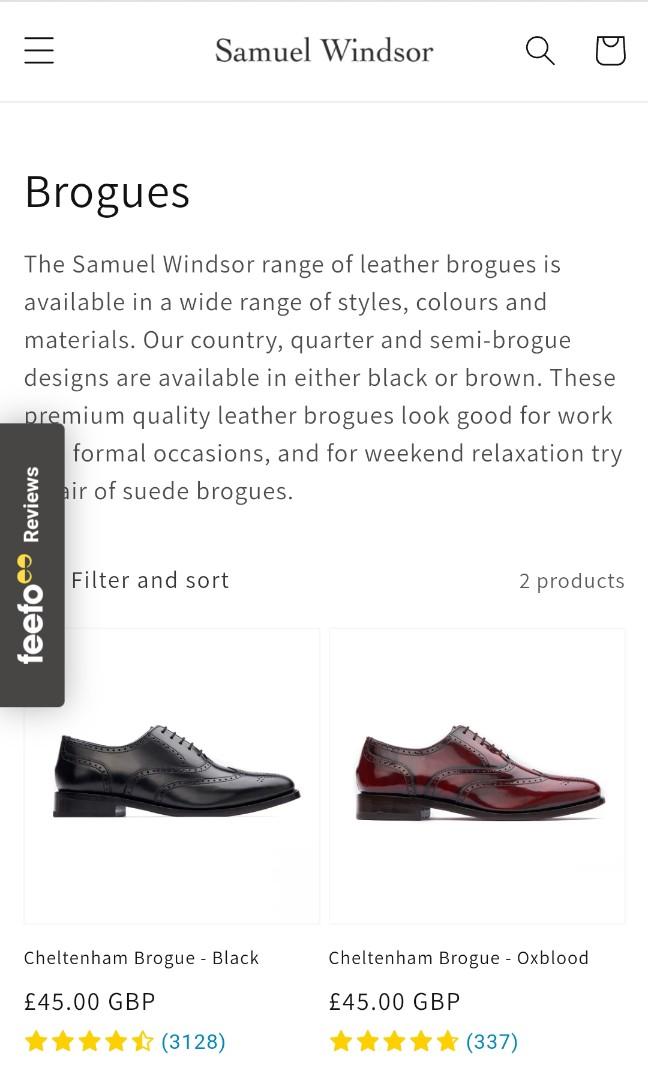 Samuel windsor hot sale cheltenham brogue