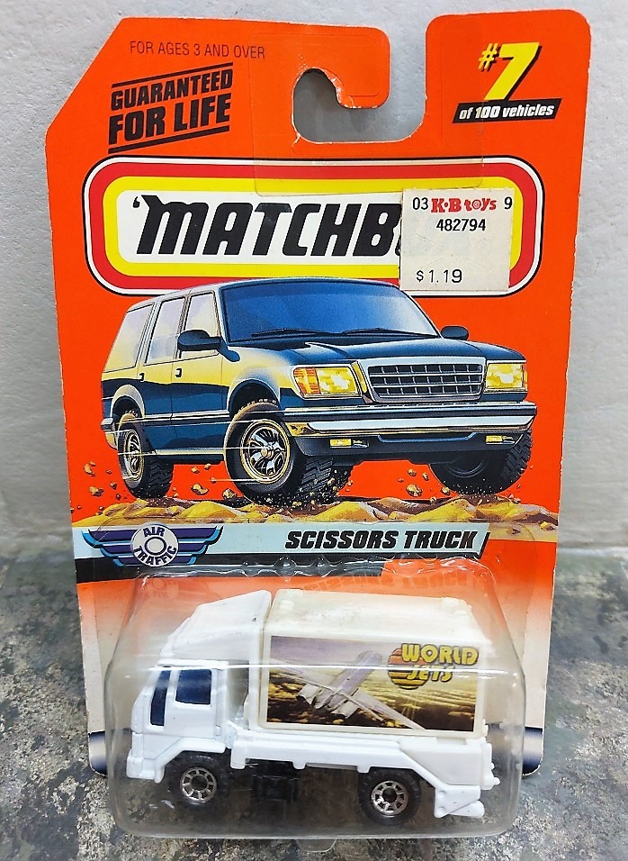 SCISSORS TRUCK Matchbox 1998 Air Traffic Series, Hobbies & Toys, Toys