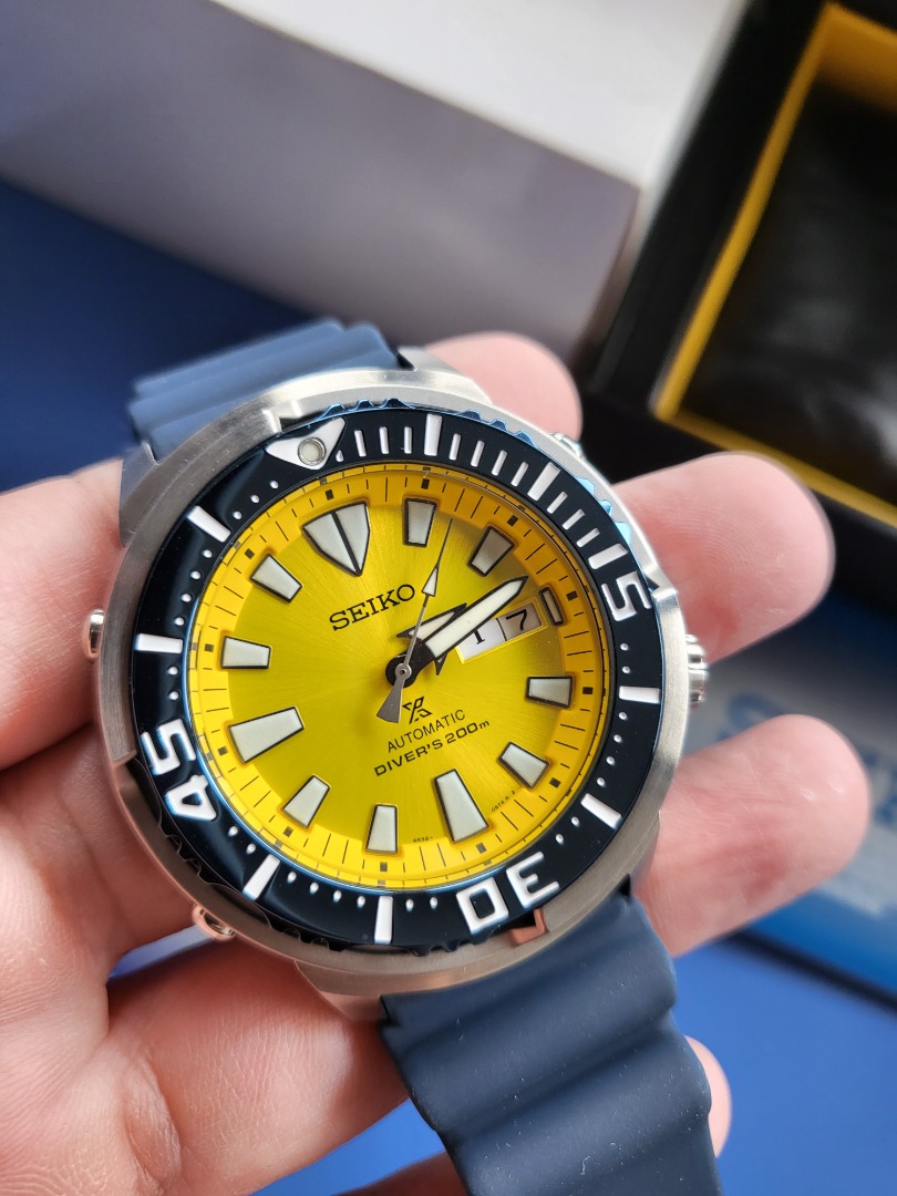 Seiko Prospex Tuna Blue Butterflyfish LE 2200 46mm Auto, Luxury, Watches on  Carousell