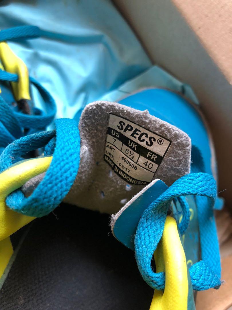 Sepatu Futsal Specs - Biru Ukuran 40