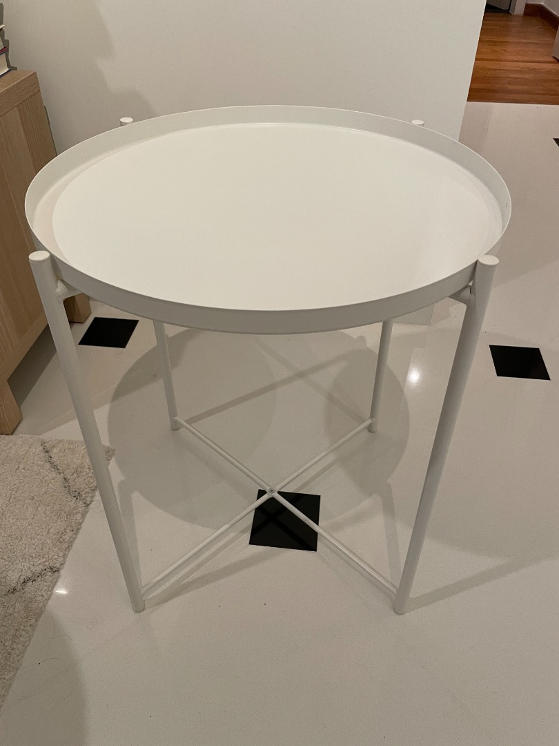 Side Table with Removable Tray, Furniture & Home Living, Furniture