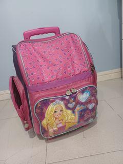 SM Barbie Stroller School Bag for Girls