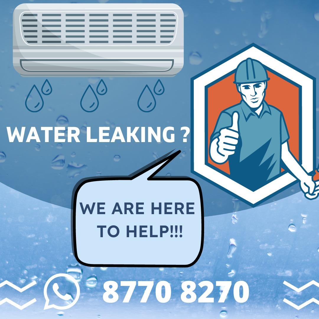 Solve your aircon leaking problem once and for all! Aircon servicing