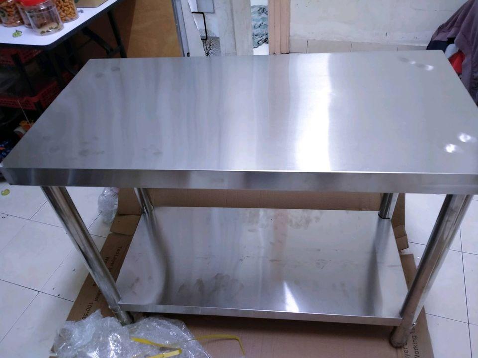 Stainless Steel Working Table Heavy Duty Kitchen Commercial Work